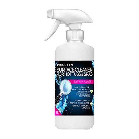 Pro-Kleen Antibacterial Hot Tub & Spa Surface Cleaner Spray - Removes Harmful Bacteria, Oil & Grease (1 Litre) Cover