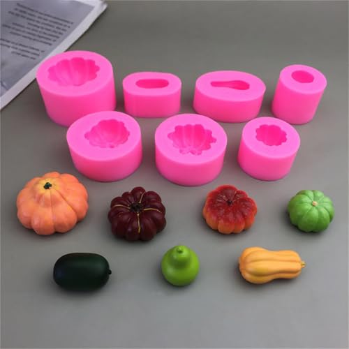 Juego de moldes de silicona para chocolate 7 formas miniatura 4