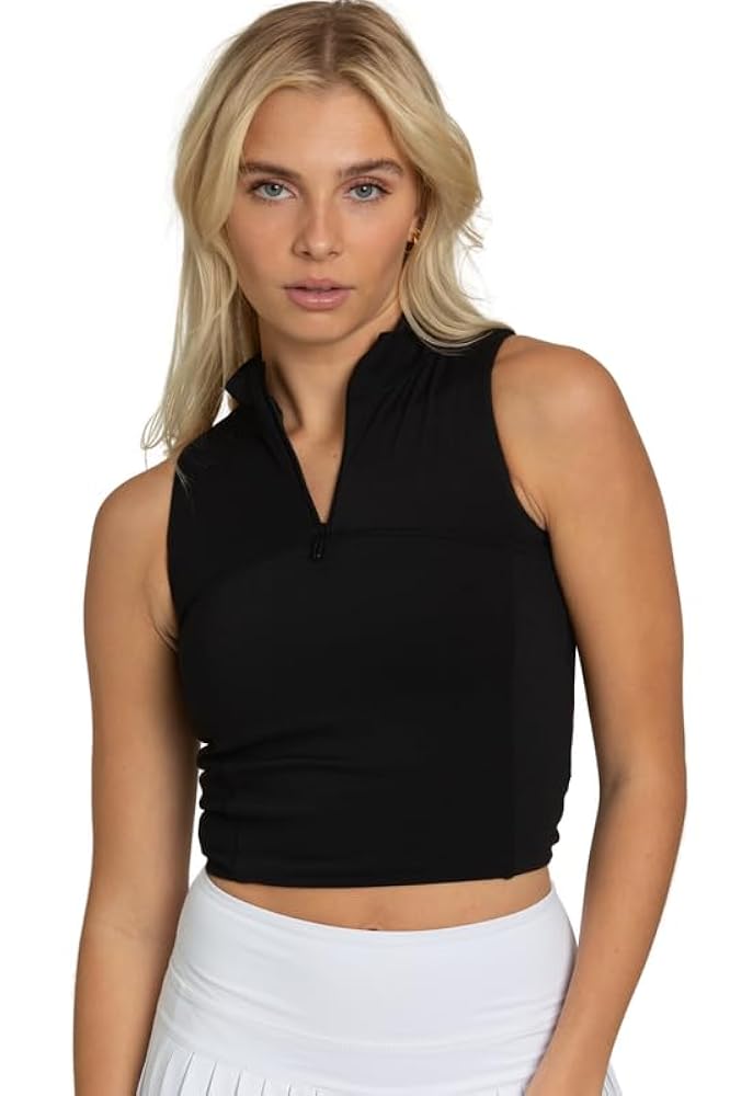 Amazon.com: GOLD HINGE Day to Night Quarter-Zip Top Black XS