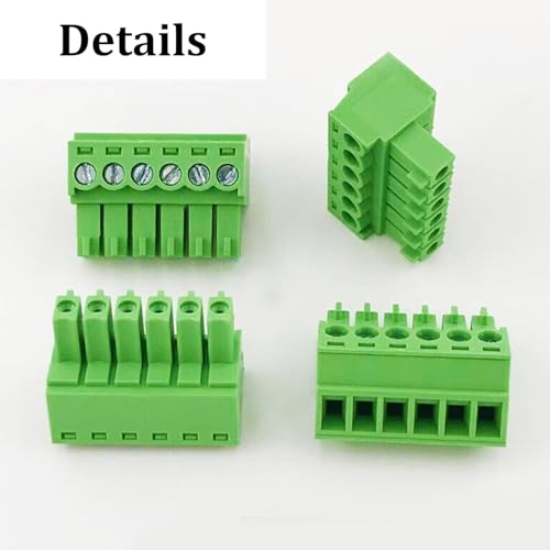 Conector PCB de 2 pines enchufable para solucionar desconexiones en cables 28-16 AWG 6