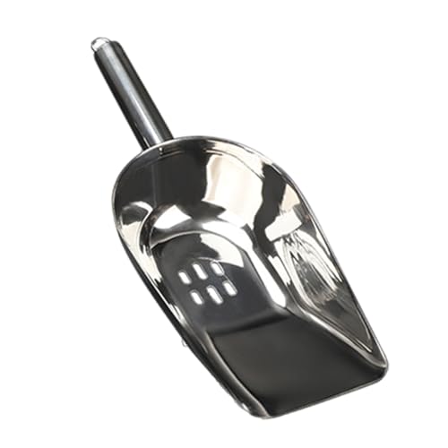 SWETRACE Paletta Ghiaccio in Acciaio Resistente con Filtro Sessola Versatile per Cucina Bar e Dessert Capiente e Antiruggine per Alimenti Solidi