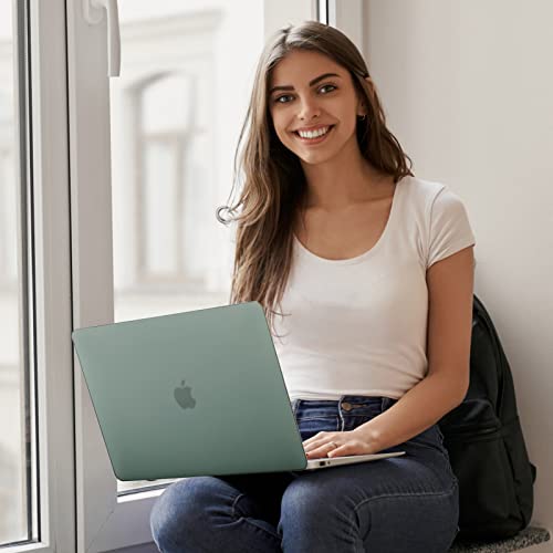 Image of EooCoo for MacBook Air 13.3 inch Case with Keyboard and Screen Protector | Ultra Thin and Transparent, Hard Case Compatible with MacBook Air 13.3 inch M1 Chip 2021-2018 with Retina Display