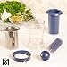 Magical Butter Filter Press – BPA-Free Reusable Straining System with Plunger & Cleaning Brush – Mess-Free Infused Oil & Butter Strainer