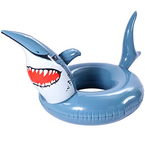Parentswell Shark Pool Floats , Giant Inflatable Pool Float Swimming Ring , Pool Party Floaties For Kids Adults #TOP9