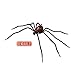 Produktbild Amakando Blutige Spinne Riesenspinne Dekofigur 86 cm, modellierbar Halloweendekoration Spinnentier Partydekoration Insekt Grusel Dekoration Weberknecht Horror Partydeko Figur Spinnen