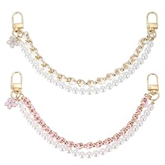 Pink/White, Gold Chain