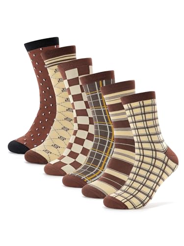 Men's Dress Socks Combed Cotton Anti Odor Quick Dry Moisture Wikcing Size 8-13 Crew Length