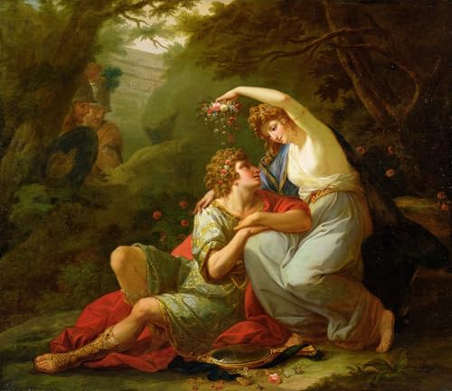 Affiche impression Rinaldo et Armida haute définition sur toile fine 60x90cm