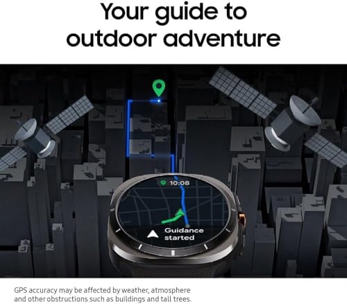 Samsung Galaxy Watch Ultra 47mm LTE Smartwatch, International Version (Titanium Silver)