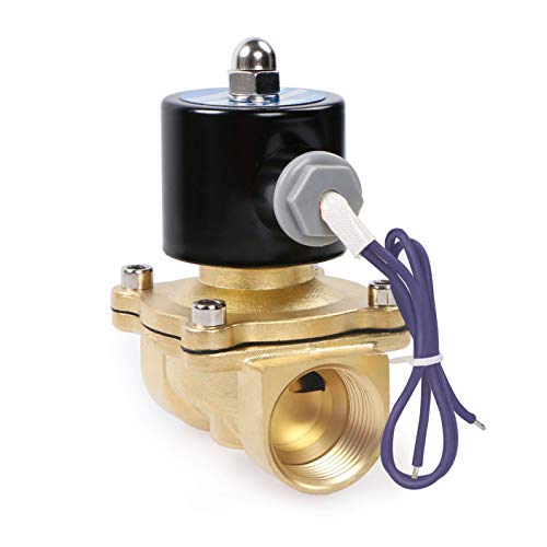 Électrovanne 12V en laiton massif de 1 pouce anti-fuite - 8