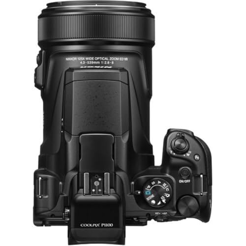 Image of Nikon COOLPIX P1100 Superzoom Digital Camera | 125x Optical Zoom with Image Stabilization Bundle with 64GB Card + Tiffen UV Filter + KC-25 Camera Bag + Cleaning Kit + Cap Keeper + Microfiber Cloth