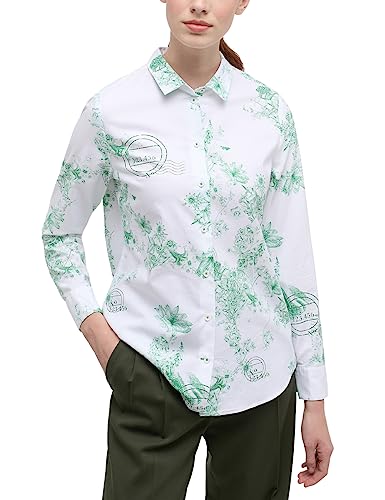 eterna Damen Hemdbluse Regular FIT 1/1 grün 48_D_1/1