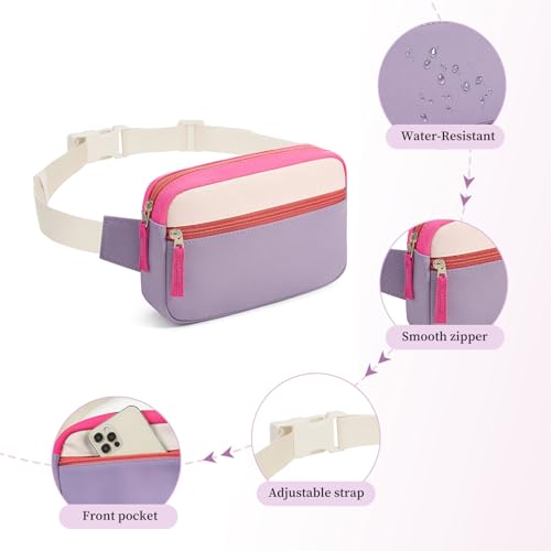 Image of Fanny Pack Birthday Gifts for Teen Girls 7-13, Kids Crossbody Belt Bag | Back to School Gifts, Cute Preppy Girl Fashion Accessories with Adjustable Strap, Trendy Stuff for Travel & Dorm Essentials