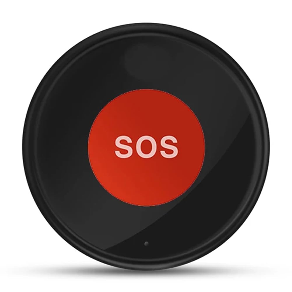 Botón de Llamada de Pánico SOS con WiFi Tuya, Aplicación Smart Life, Batería Recargable, Alarma de una Tecla para Pacientes, Niños y Ancianos.