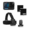 Pacchetto GoPro HERO11 Black: include fotocamera HERO11 Black, fascia per la testa + QuickClip e batteria Enduro (2 in totale)