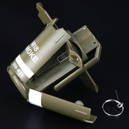 Gunyoo M18 Granate Spielzeug Kunststoff Handgranaten Spielzeug für Outdoor CS Spiel Cosplay Requisiten Geschenk 14+ (Green)