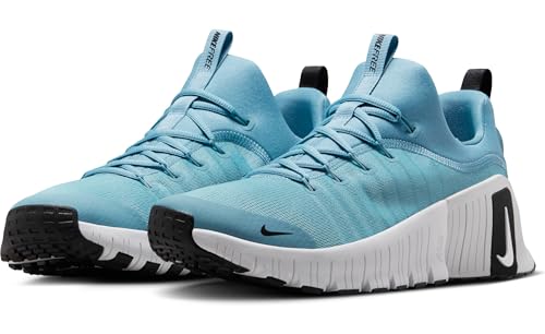 Nike Nike Free Metcon 6 Men's Workout Shoes (FJ7127-400, Denim Turquoise/Black/Vast Grey/White) Size 12
