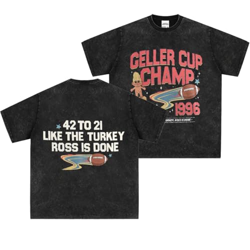 Bellelement Retro Geller Cup Champ 1996 Graphic 2-Sided T-Shirt