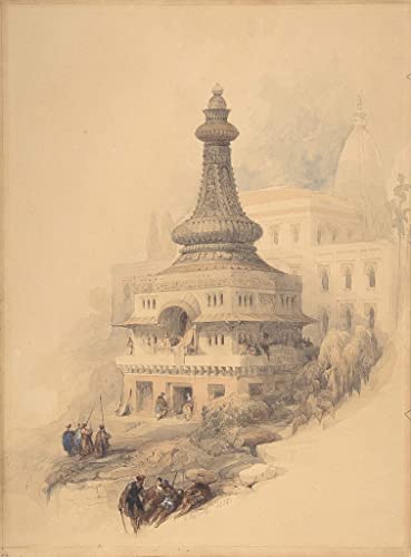 Poster sur toile décoration murale Scène orientale David Roberts 50x70 cm