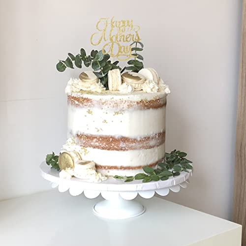 Happy Mother's Day Cake Topper - Mothers Day Party Cake Decorations, Best Mom Ever Cake Topper, Rose Gold Cake Topper，Mother's Day Gift #TOP4