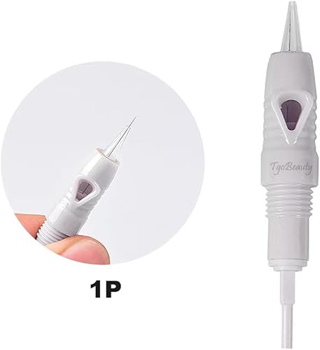 Miniatura 9 de Charmant Liberty - Agujas de cartucho de tatuaje de 0.315in, desechables, semipermanentes, para cejas, delineador de ojos, labios, 20 unidades (20