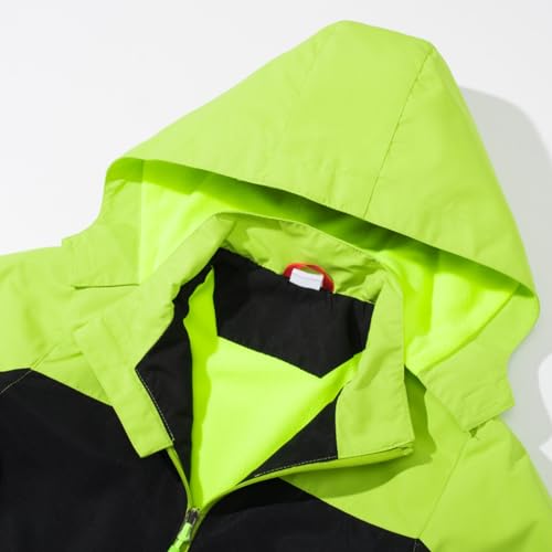 Image of Waterproof Kids Rain Jackets With Hood,Lightweight Toddler Raincoat For Boys Girls,Kids Clothes Windbreaker Jacket