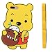 Honey Winnie Case for iPhone 8 Plus/ 7 Plus 5.5",3D Cartoon Animal Pooh Design Cute Soft Silicone Rubber Cover,Kawaii Animated Stylish Fashion Cool Skin for Kids Child Teens Girls Women (iPhone 8Plus)