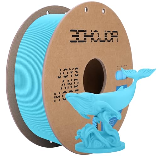Image of 3DHoJor 3D Printer Filament Basic PLA Filament 1.75mm 300mm /s 1kg Cardboard Spool Dimensional Accuracy + /- 0.03 mm Fit Most 3D FDM Printer-Sky Blue