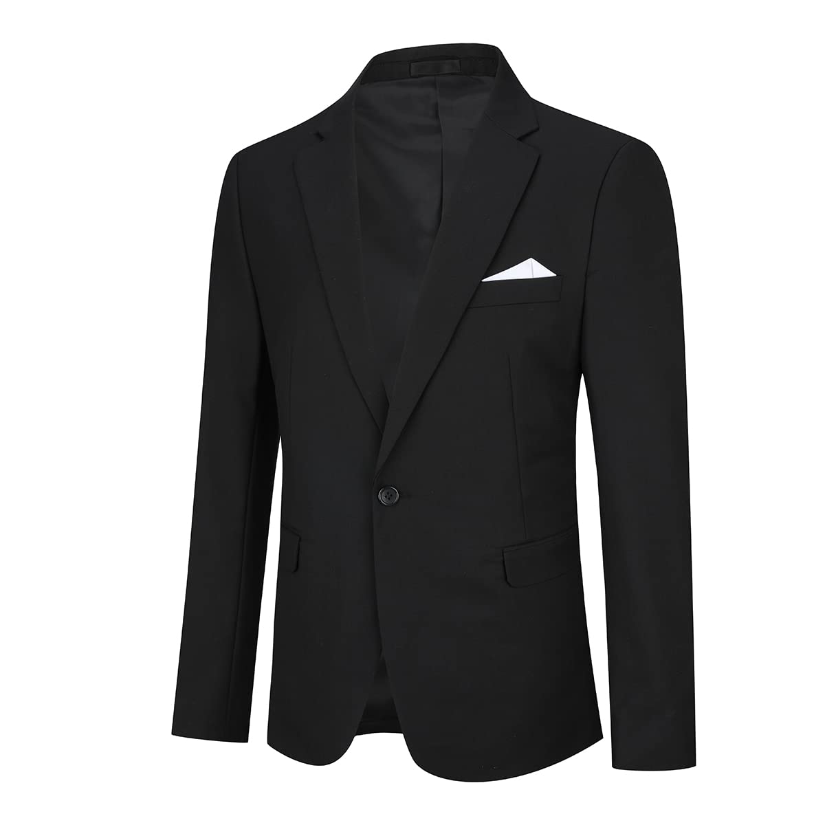 YOUTHUP Blazer Uomo Slim Fit 1 Pulsante Giacca da Abito Elegante | Perfetto per ufficio, riunioni e occasioni quotidiane