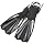 Diving Fins, Efficient Open Heel Flippers with Adjustable Buckles miniatura 1