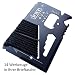 Produktbild out4live® - Survival Werkzeug 14-1 Credit Card Multitool, Best SAS Survival Multi-tool, Ideal for Fishing Survival Kit Multitool, schwarz