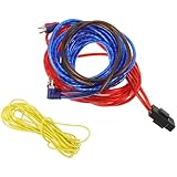 Ampio supporto di modelli: progettato per la versatilità, questo cablaggio per altoparlanti per amplificatori può essere utilizzato senza problemi in varie auto, migliorando l'esperienza di aggiornamento del kit di cavi audio per auto, cavi di cablaggio di alimentazione dell'amplificatore, cavi per amplificatori per altoparlanti per auto