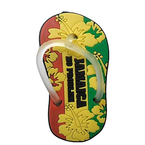 Slipper Jamaica Fridge Magnet 3D Pvc Handmade Craft Tourist Travel City Souvenir Collection Letter Refrigerator Sticker #TOP30