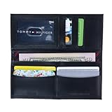 Tommy Hilfiger Men's Classic Secretary Wallet with ID Window and Multiple Card Slots, Black Ranger, One Size - Image 5