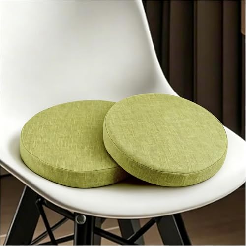 �� �N�b�V���� 2���Z�b�g, 5cm ���� �����x �ᔽ�� �������[�t�H�[��, ���l�� �J�o�[ ����\ ���O��, ����~�ߕt��, �֎q �X�c�[�� �L�b�`�� �_�C�j���O �K�[�f�� �I�t�B�X, �O���[ 35cm(Fruit Green,Diameter: 