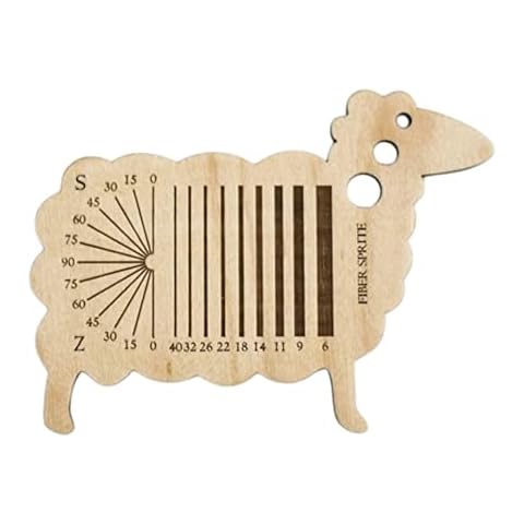 Sheepy Spinner's Multitool - Spinning Control Card with Twist Angle and Diz Cover