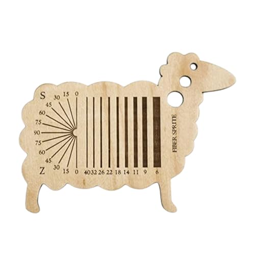 Sheepy Spinner's Multitool - Spinning Control Card with Twist Angle and Diz