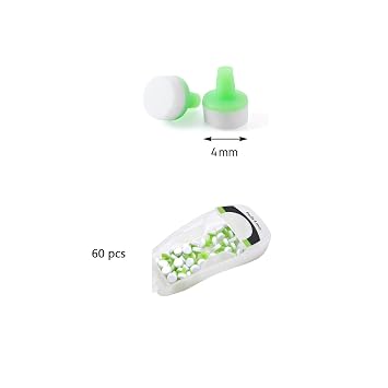 60 pcs Fast Quick Foam Pad,Green,4mm