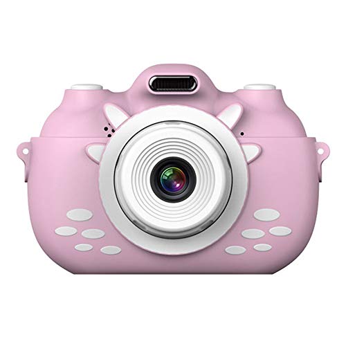 Cámara para Niños Niños cámara digital Niño Cam recargable grabadora de vídeo de dibujos animados Funda de silicona a prueba de golpes con 32 GB tarjeta SD 28MP de 3-14 años de edad chicos para Regalo