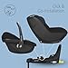 Maxi-Cosi FamilyFix S i-Size ISOFIX-Basis, Pebble S i-Size Babyschale, Pearl S i-Size Auto Kindersitz Bundle – Click & Go Installation, 0–4 Jahre, 0–18 kg, 40‑105 cm, Tonal Graphite
