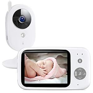 Video Baby Monitor 3.2-inch LCD Scherm Draagbare Baby Monitor met Camera Two-Way Talk 930mAh batterij Vox MODE NACHTMODUS EN ALARM HERINNERING