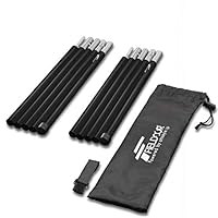 Amazon | FIELDOOR アルミテントポール 2セット入り (5本連結