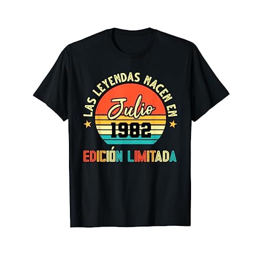 Las Leyendas nacen en Julio 1982 40 cumpleaños Camiseta
