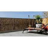 Neutro CAÑIZO SINTÉTICO FENCY WICK 1X3M MARRÓN OSCURO NORTENE