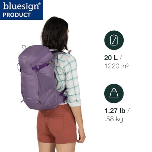 Osprey Skimmer 20L Women's Hiking Backpack with Hydraulics Reservoir, Purpurite Purple2