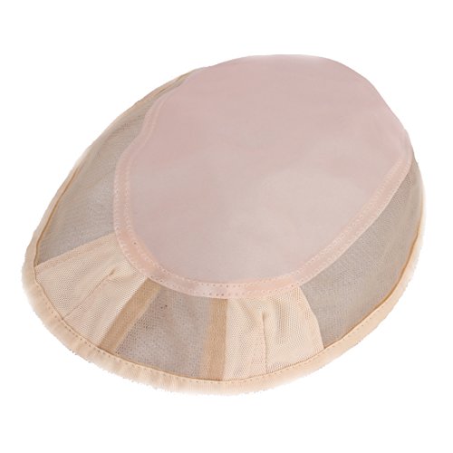 WeKen Making Wig Caps Thin Skin Mono Top Lace Bases for Hair Toupee Q16 21cm