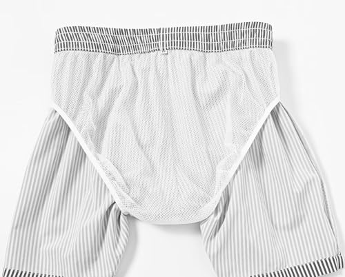 Image of Tyhengta Men's Swim Trunks Quick Dry Beach Shorts with Zipper Pockets and Mesh Lining