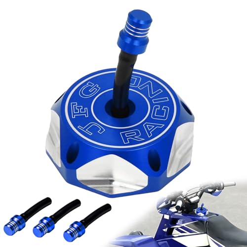 Bouchon de réservoir carburant moto quad bleu pour Grizzly 450 Raptor Banshee