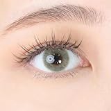 Crystal + Behälter | Sehr stark deckende natürliche Klares Kristall Kontaktlinsen farbig | farbige...