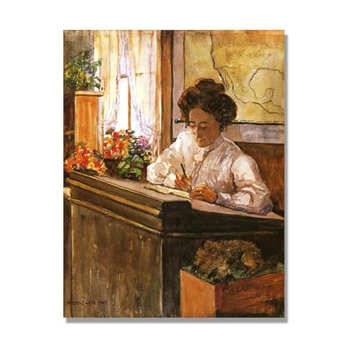 Tableau Abstrait d'Artiste Emily Carr Impression sur Toile Premium 60x80cm
